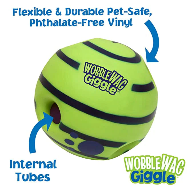 Wobble Wag Giggle ball Interactive Dog Toy