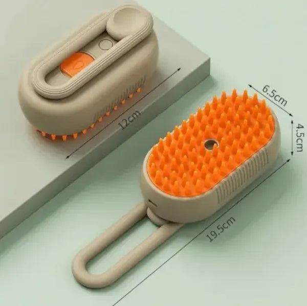 Three in One Pet Steam Smart Grooming Brush for Dogs and Cats