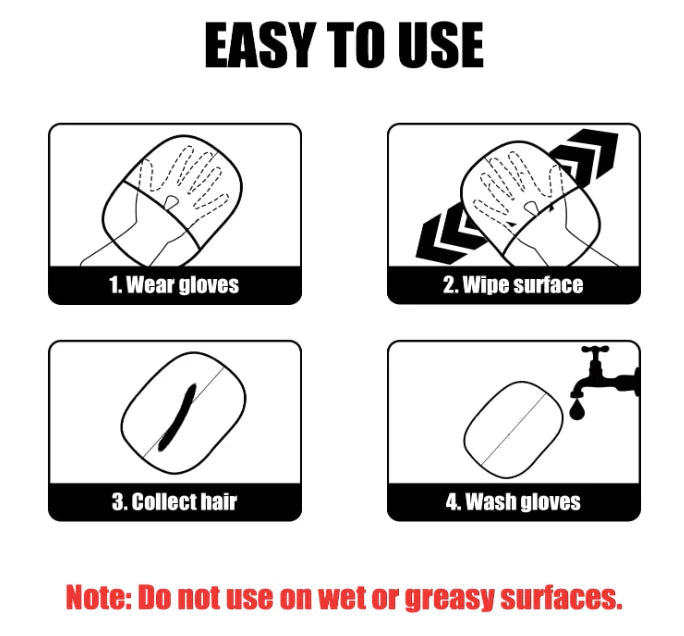 Pet Hair remover glove