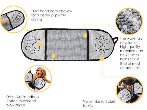 pet dryer towel