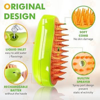 pet steam brush