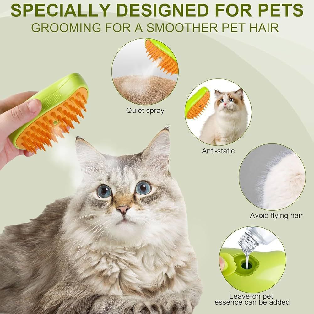pet steam brush