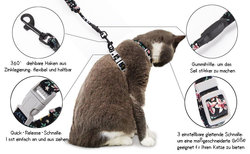 cat harness and lead