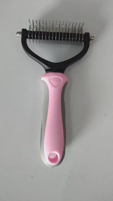Deshedding grooming comb