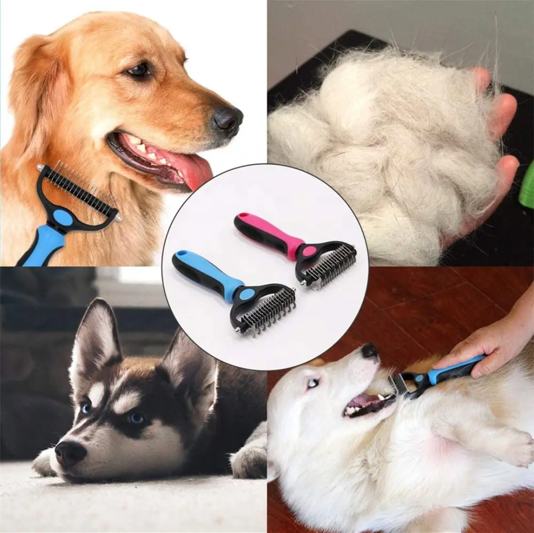 Deshedding grooming comb